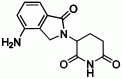 Bild på kemisk struktur för Lenalidomid