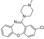 Bild på kemisk struktur för Loxapin