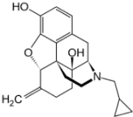 Bild på kemisk struktur för Nalmefen