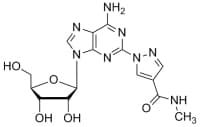 Bild på kemisk struktur för Regadenoson