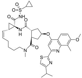 Bild på kemisk struktur för Simeprevir