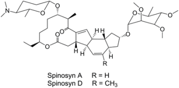 Bild på kemisk struktur för Spinosad