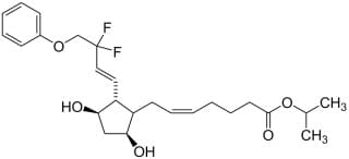 Bild på kemisk struktur för Tafluprost
