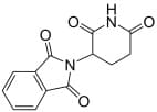 Bild på kemisk struktur för Talidomid