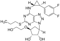 Bild på kemisk struktur för Tikagrelor