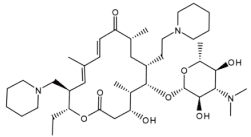 Bild på kemisk struktur för Tildipirosin