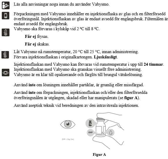 Instruktioner för användning av injektionsflaskan