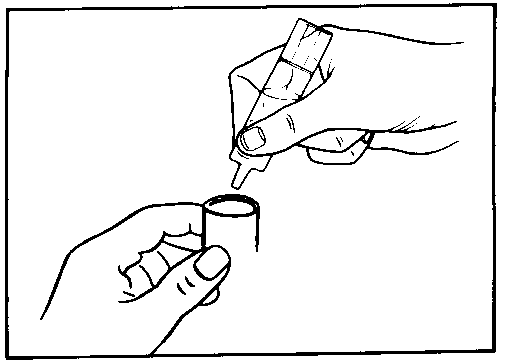 Häll innehållet i nebulisatorns kammare